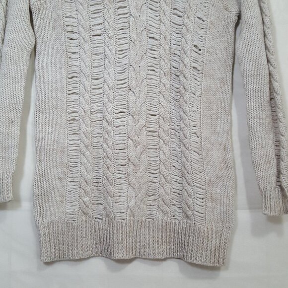 Divided H&M cable knit sweater ivory size S - Picture 4 of 7